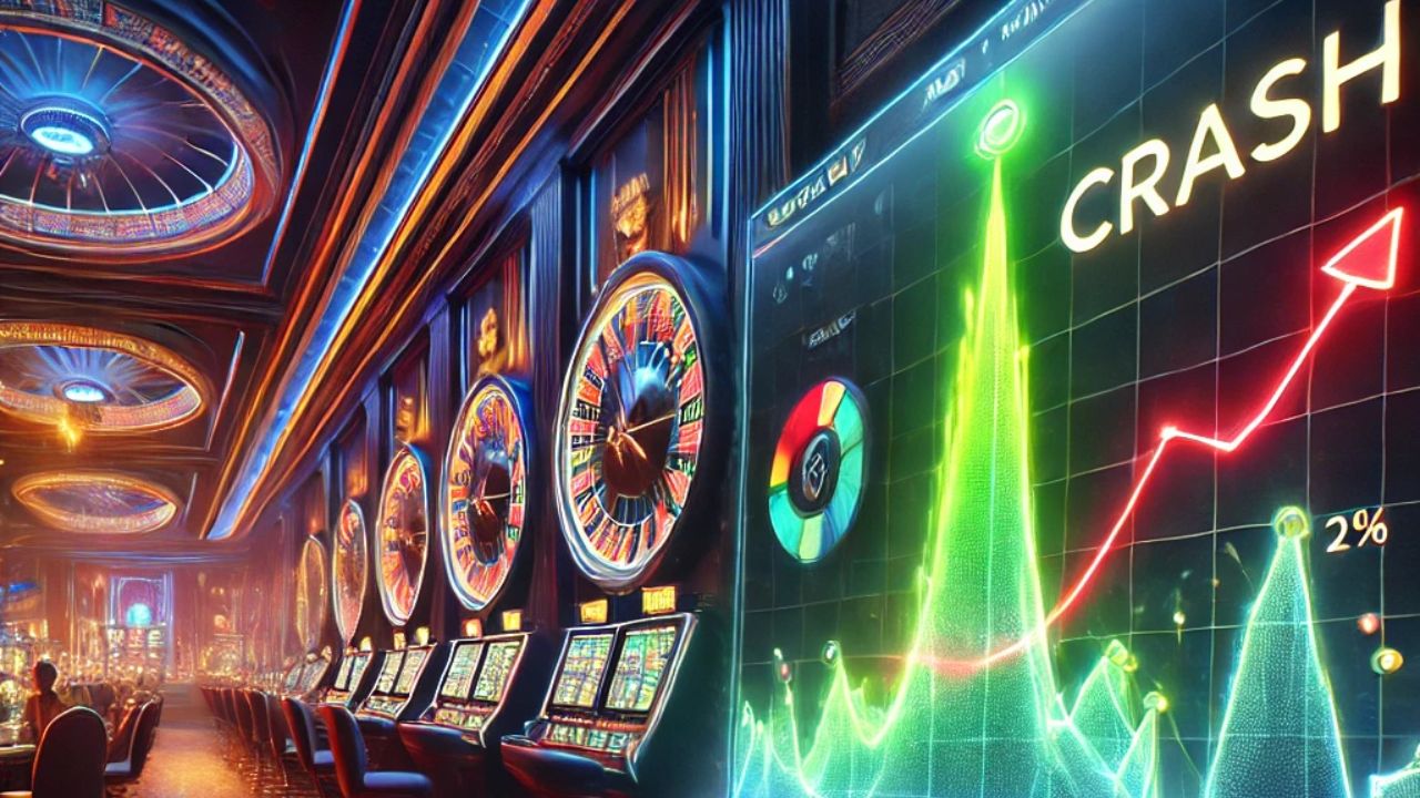 Royal X Casino Crash Game success interface showing a rising multiplier with cashout options.